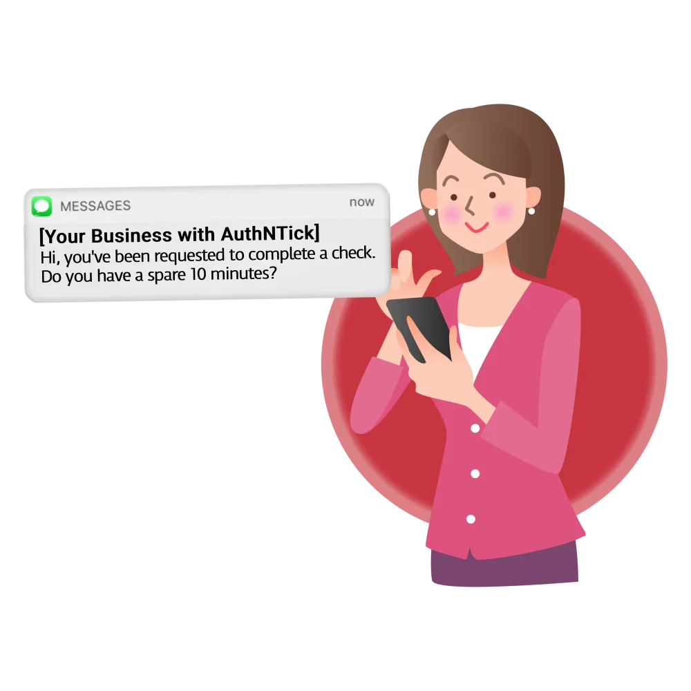 AuthNTick business screening workflow